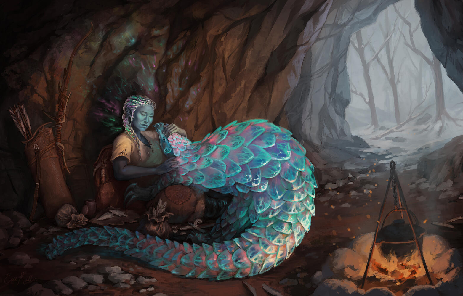 Private commission of Eska and Yiaru