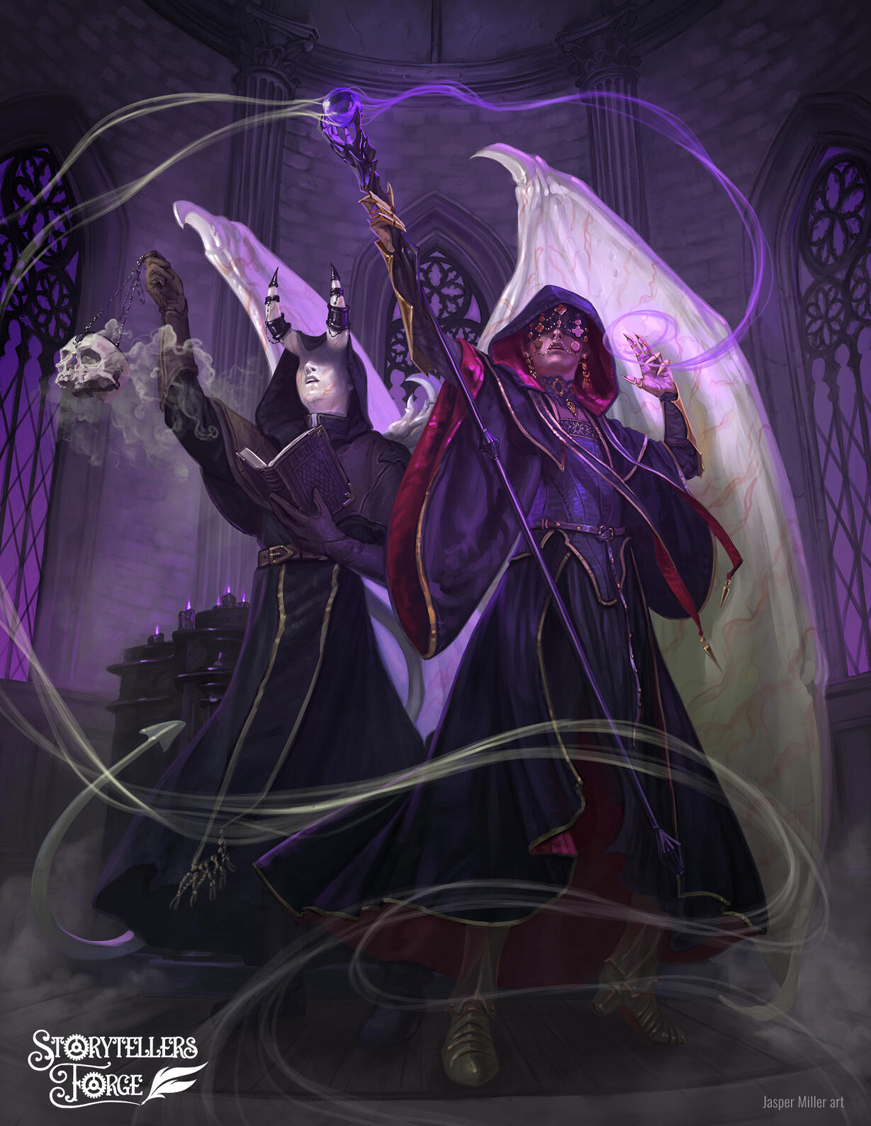 Blasphemy Domain Cleric Subclass illustration for Storyteller's Forge